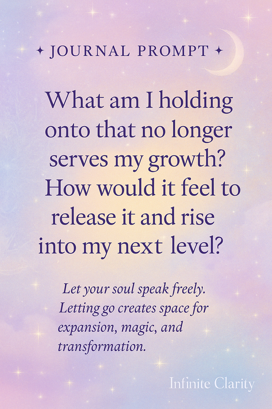 Letting Go to Grow – Celestial Journal Prompt (Printable)